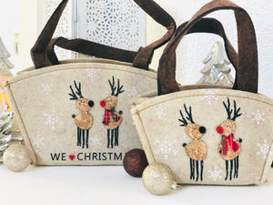 Geschenktasche mit Korkdetail
