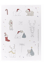 Laden Sie das Bild in den Galerie-Viewer, Stickerbogen - Weihnachtstiere