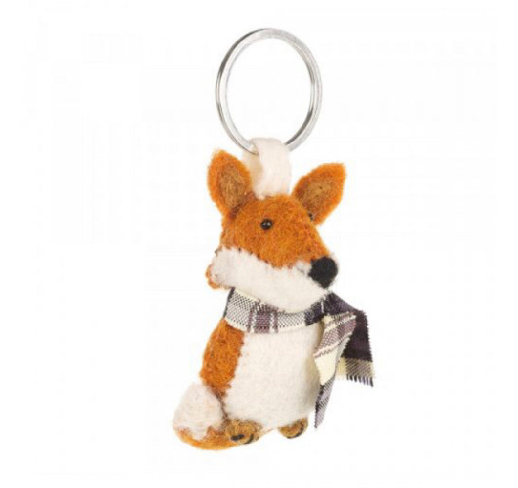 Schlüsselanhänger Fuchs- Handgemacht - Filz