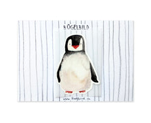 Laden Sie das Bild in den Galerie-Viewer, Bügelbild Pinguin