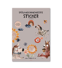 Laden Sie das Bild in den Galerie-Viewer, Spülmaschinenfeste Sticker &quot;Wunderland&quot;