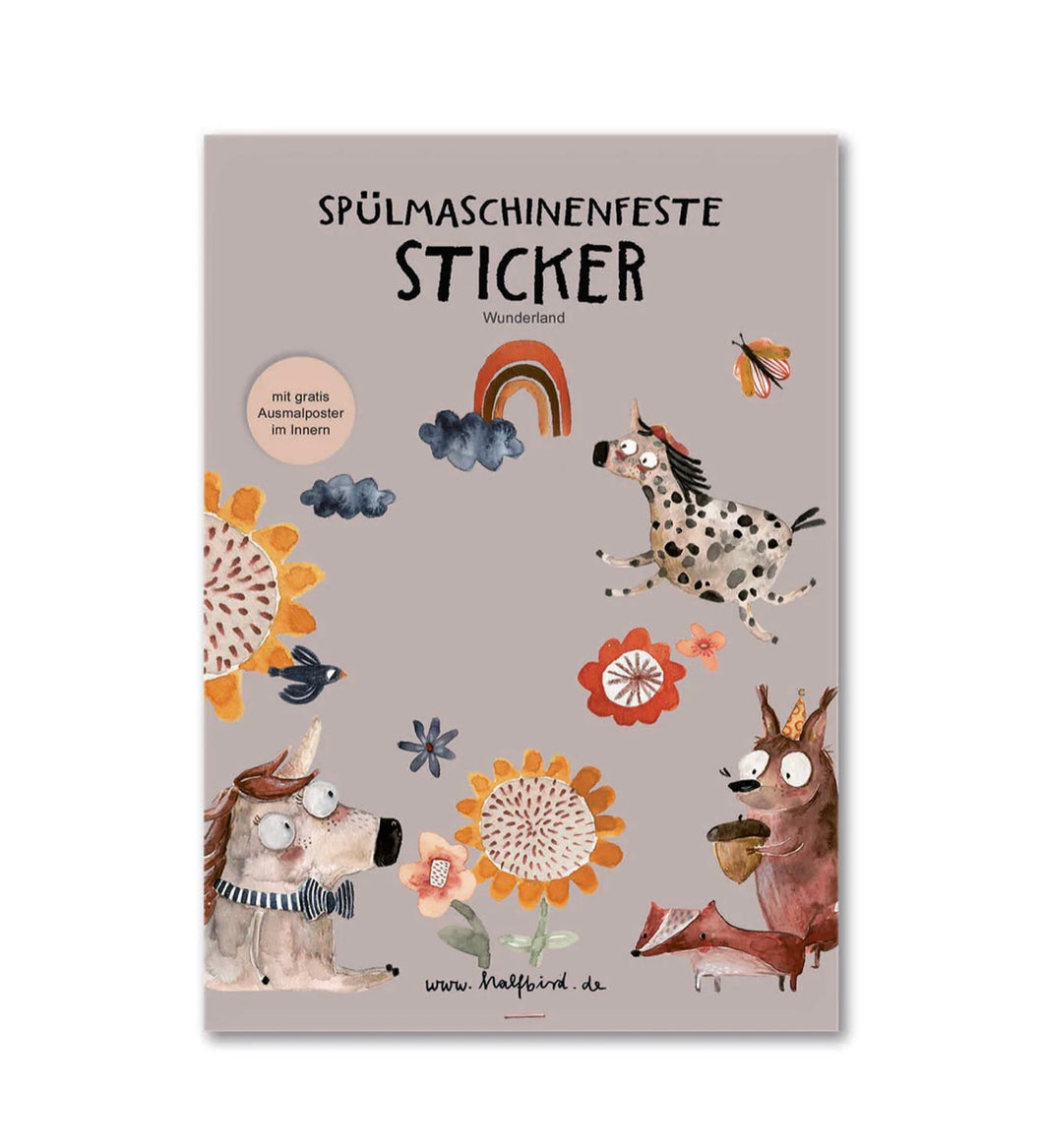 Spülmaschinenfeste Sticker 