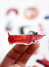 Laden Sie das Bild in den Galerie-Viewer, Spülmaschinenfeste Sticker &quot;Allerlei&quot;