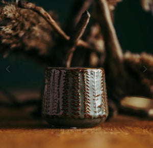 Knisterkerze - Keramik