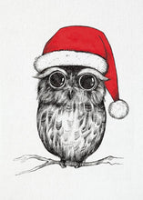 Laden Sie das Bild in den Galerie-Viewer, Postkarte Weihnachtseule
