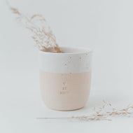 Steingut Becher - Tasse - Be Kind - Handmade
