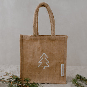 Mini Jute Shopper - Stern - Tanne