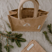 Laden Sie das Bild in den Galerie-Viewer, Mini Jute Shopper - Stern - Tanne
