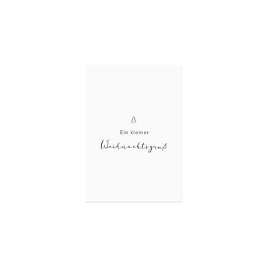 Spruchkarte / Postkarte - Weihnachtsgruss