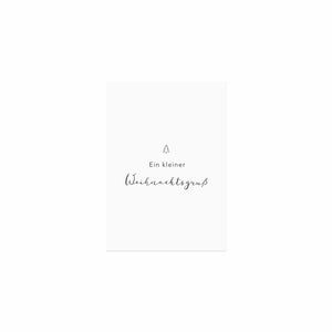 Spruchkarte / Postkarte - Weihnachtsgruss