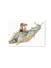 Laden Sie das Bild in den Galerie-Viewer, Postkarte Drache