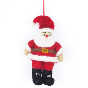 Weihnachtsmann - Nikolaus - Handgemacht - Filzfigur