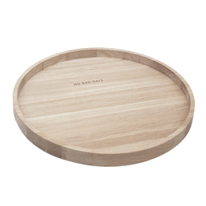 Tablett - No Bad Days - Holz