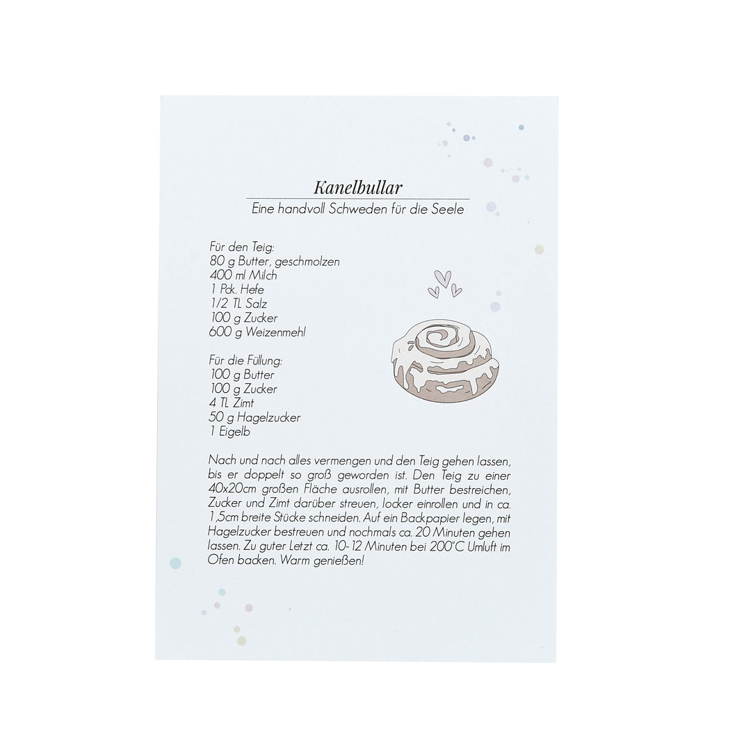 Kanelbullar - Postkarte