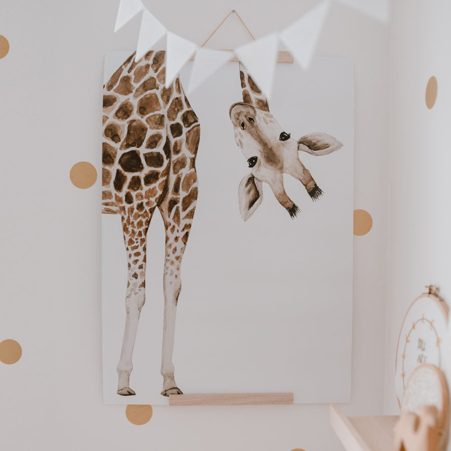 Wandbild - Giraffe