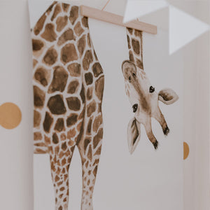 Wandbild - Giraffe